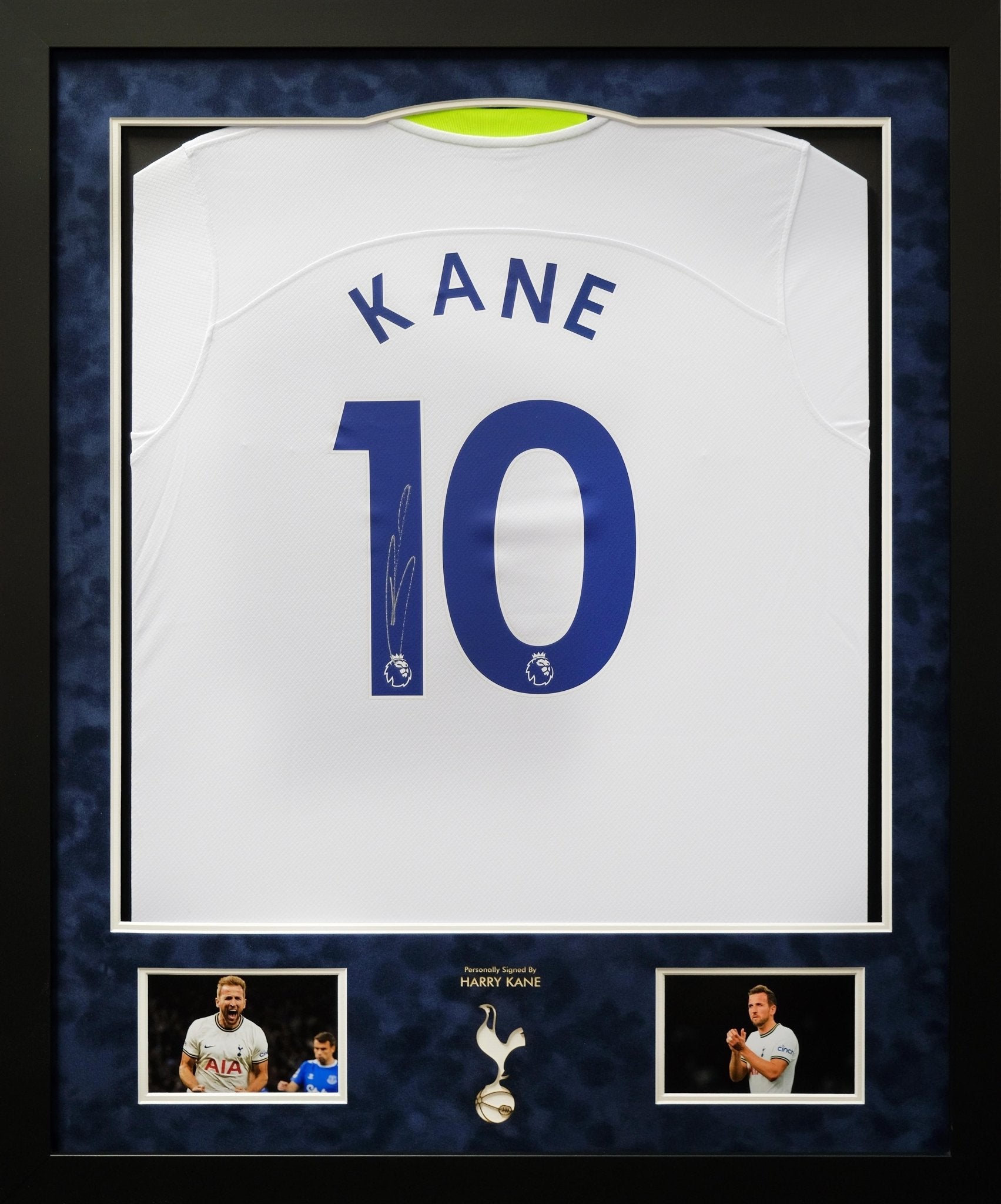 Harry Kane Signed Shirt Framed Display - Memorabilia Framers Shop